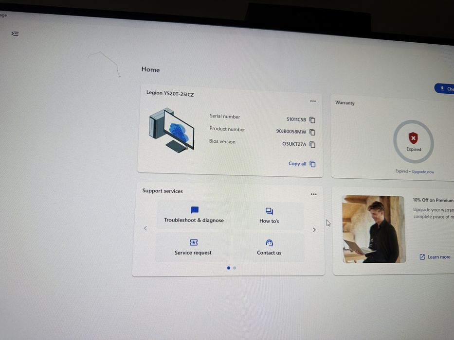 Calculator Gaming Lenovo Legion i5, 16gb nvidia ssd