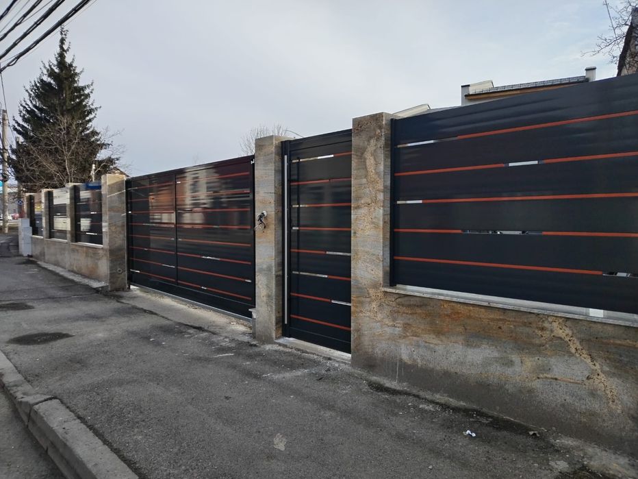 Porți și Garduri din aluminiu premium-Design Modern, Zero Întreținere!