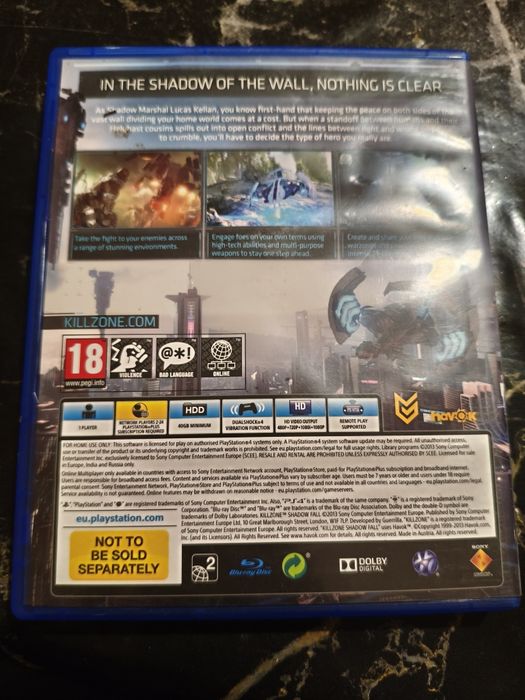 Играта Killzone Shadow Fall за PS4