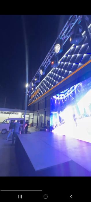 Лед экран, светомузыки, подиум, ферма