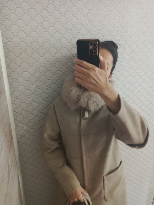 Пальто натуральный мех