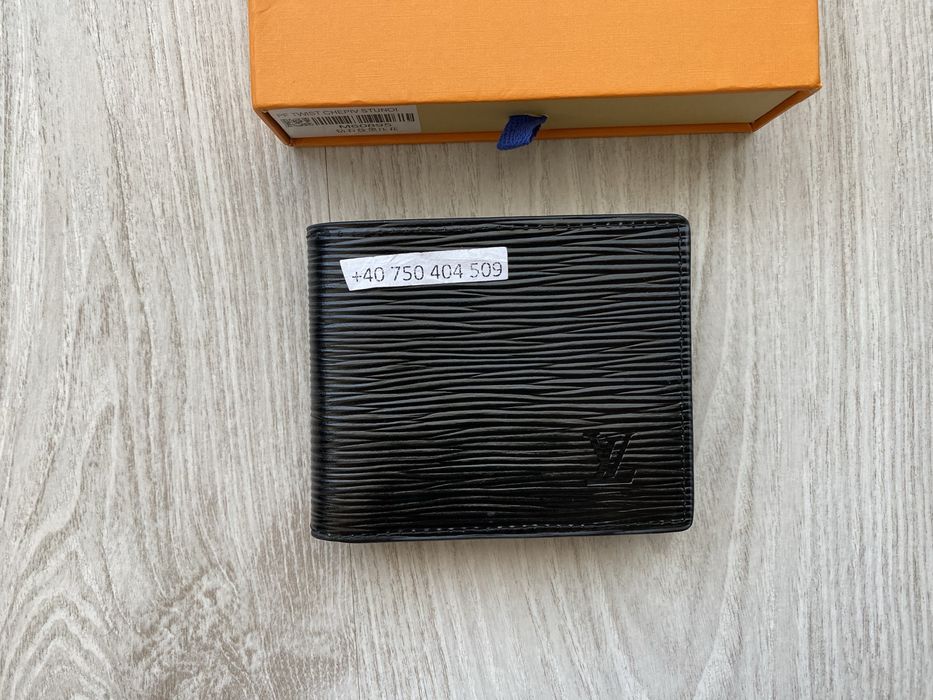 Portofel Louis Vuitton Negru ( Textura Linii )
