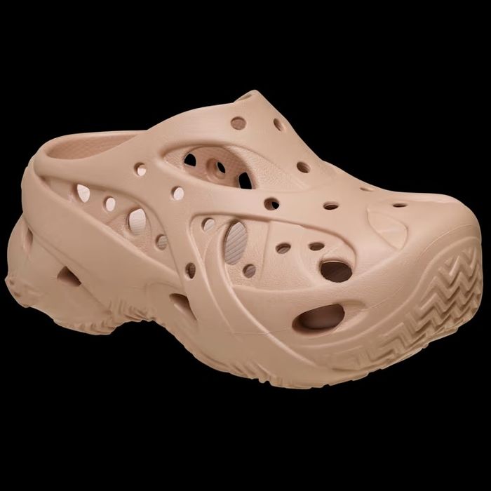 Crocs оригинал Caged clogs кроксы бежевые