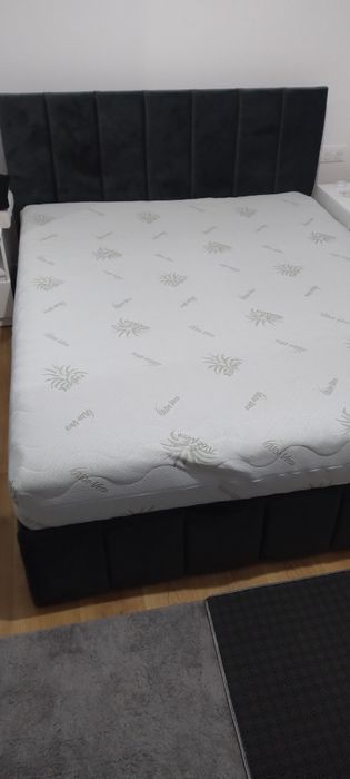 Saltea 160x200 cu husa antialergica Aloe Vera