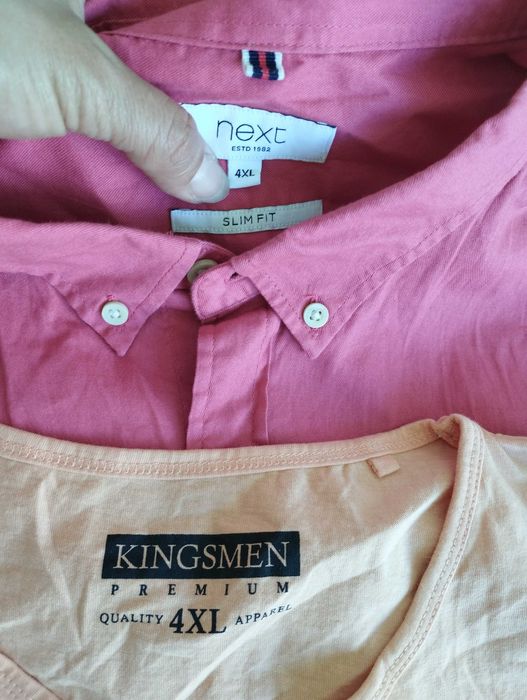 Риза Next и тениска размер 4XL.
