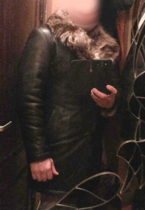 кожаная дубленка