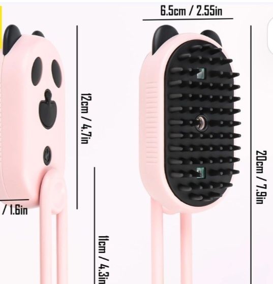 Perie cu aburi pentru caini/pisici