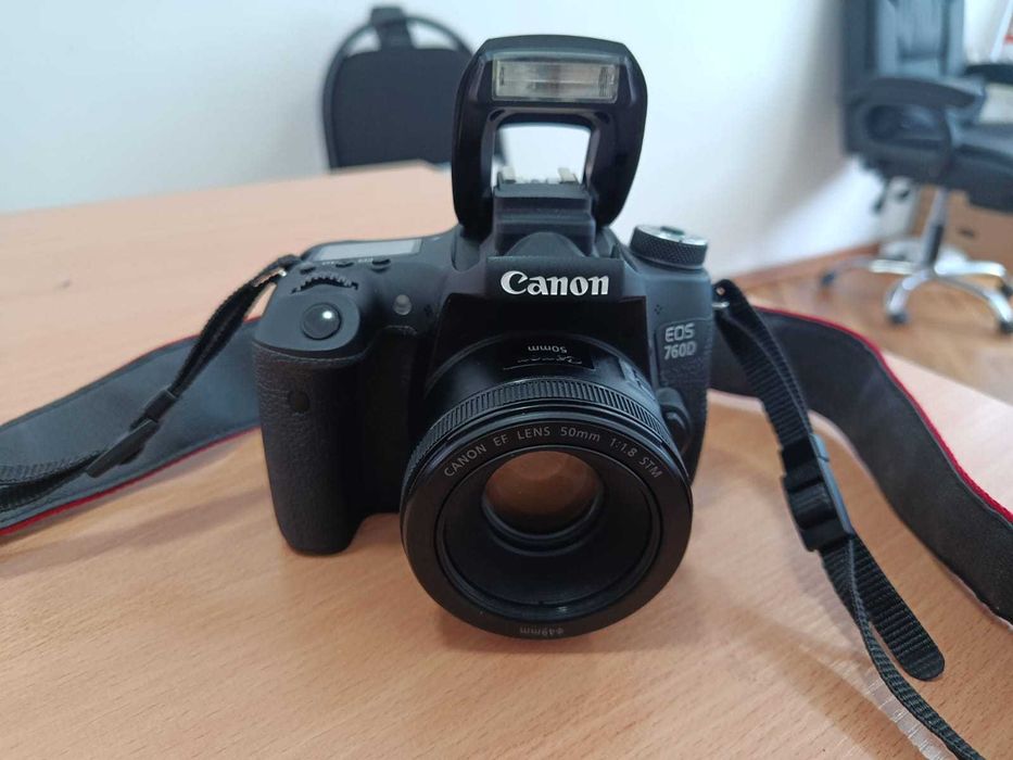 Фотоаппарат Canon EOS 760D+объектив+сумка
