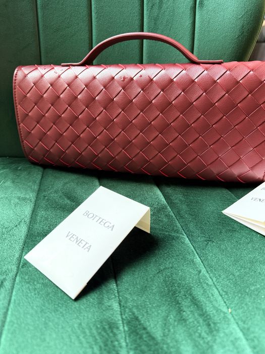 Бордо чанта Bottega Veneta