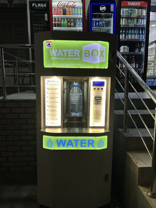 Water box filtrlangan suv qutisi