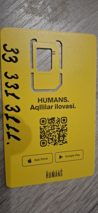 Chiroyli raqam sim karta