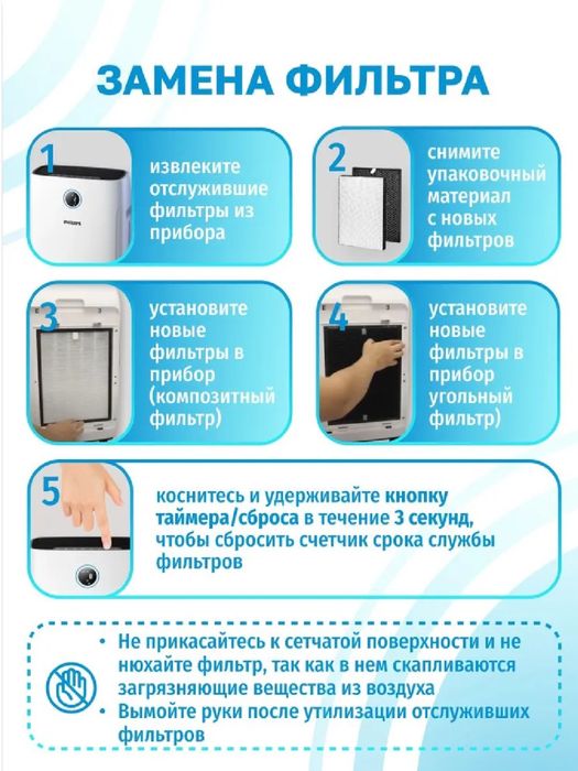 Фильтр для очиститель и увлажнитель воздуха Philips AC2729  комплект