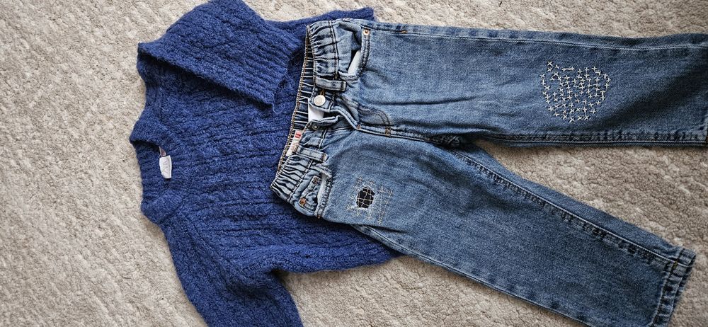 Set pulover + jeans Zara 86