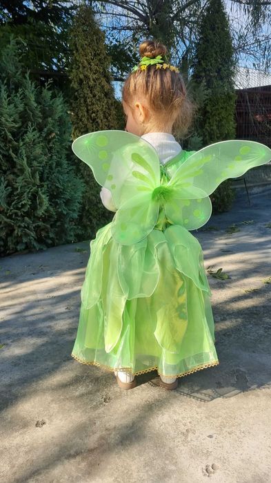 Rochie halloween tinkerbell 3-5 ani