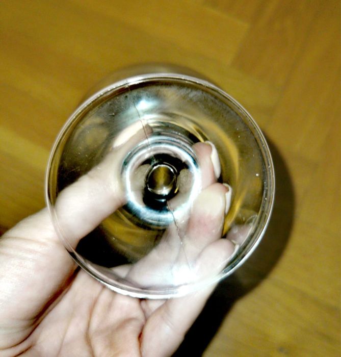 Винтидж немска стъклена чаша Coca-Cola „Trink Coca-