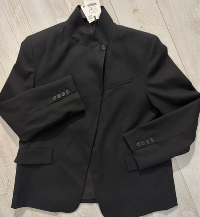 Blazer cu amestec de lana L Zara