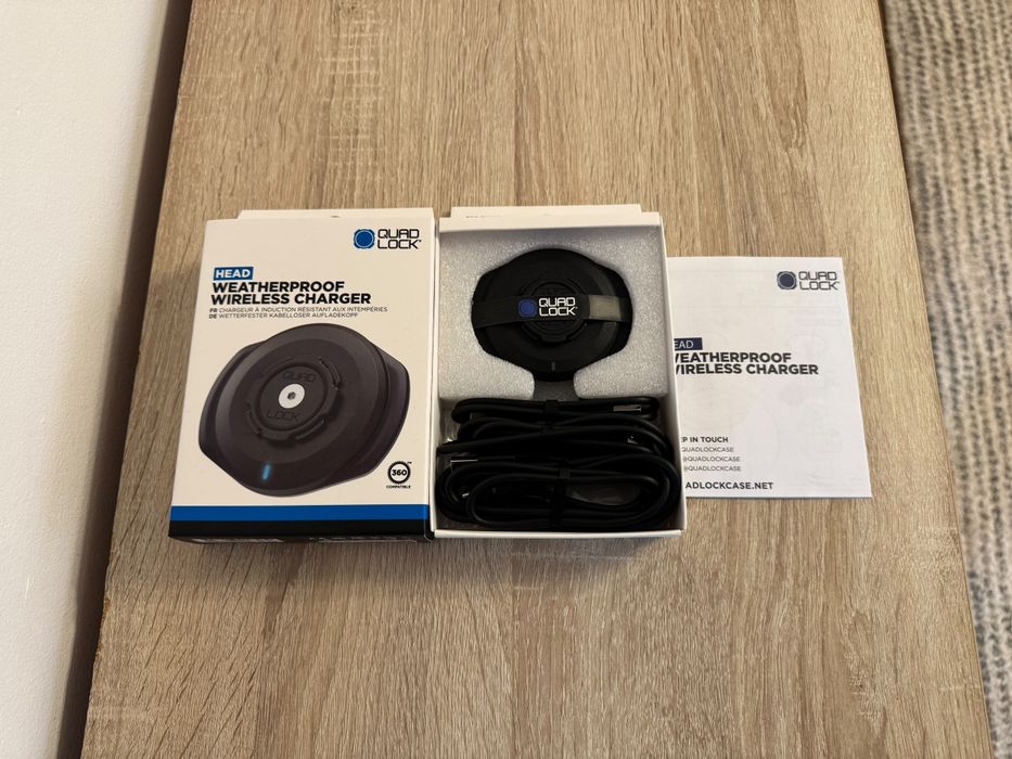 Încărcător Quadlock Wireless Charger - suport telefon quad lock