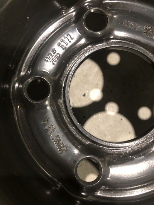 Roata rezerva slim Audi A6 Audi A7. R20 noua. Cod: 4G0601027E. Et22