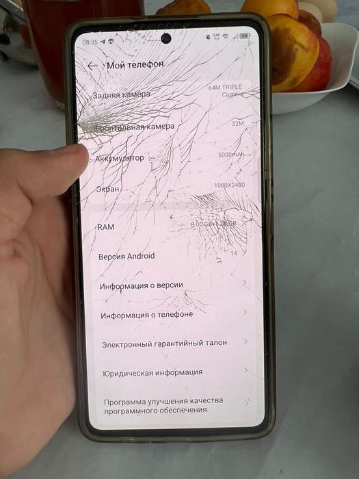 Продам телефон разбитый Tecno camon 20 256/16