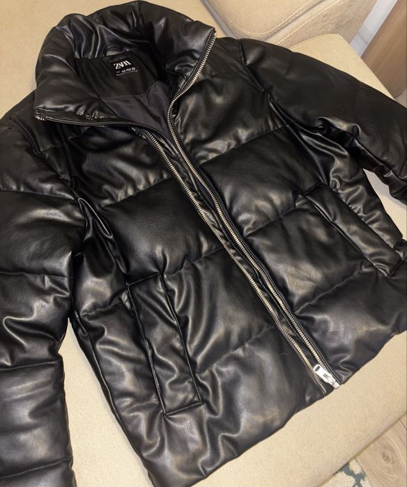 Geaca Zara iarna piele ecologica