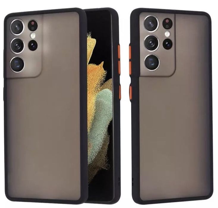 Husa Samsung S21/S22/S23/S24/S25 Plus Ultra Spate Plastic + Silicon