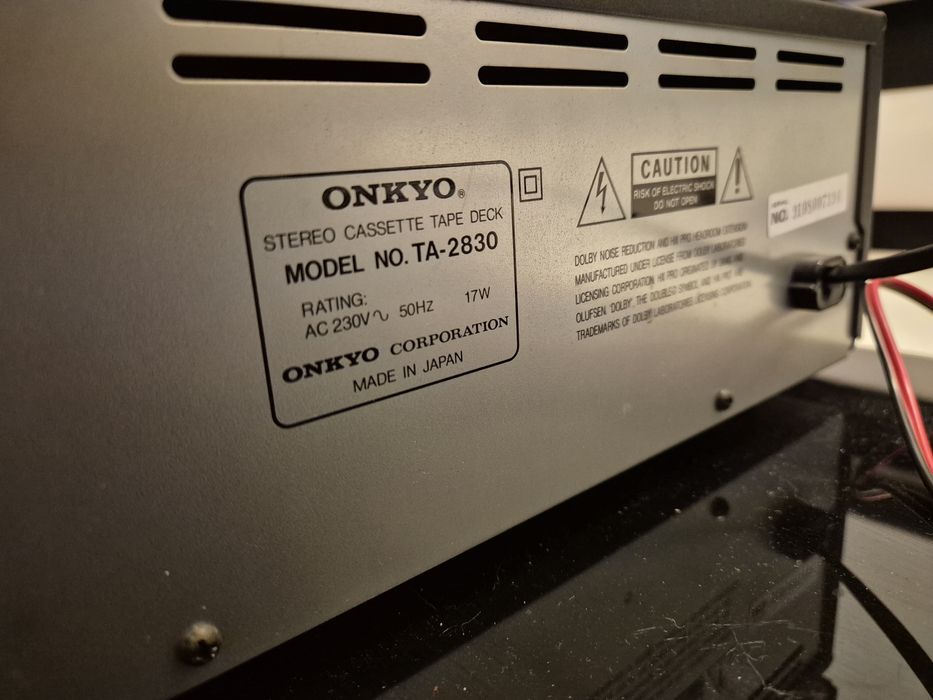 Linie Onkyo deck si CD -stare perfecta