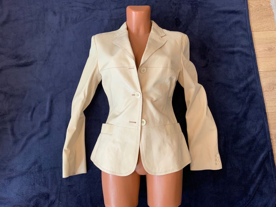 Jil Sander-оригинално кожено сако,яке 36 с