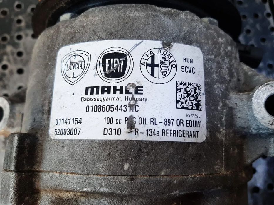 compresor clima ac 1.3d multijet  fiat 500l alfa romeo mito 955  52003007  01086054431c 01141154