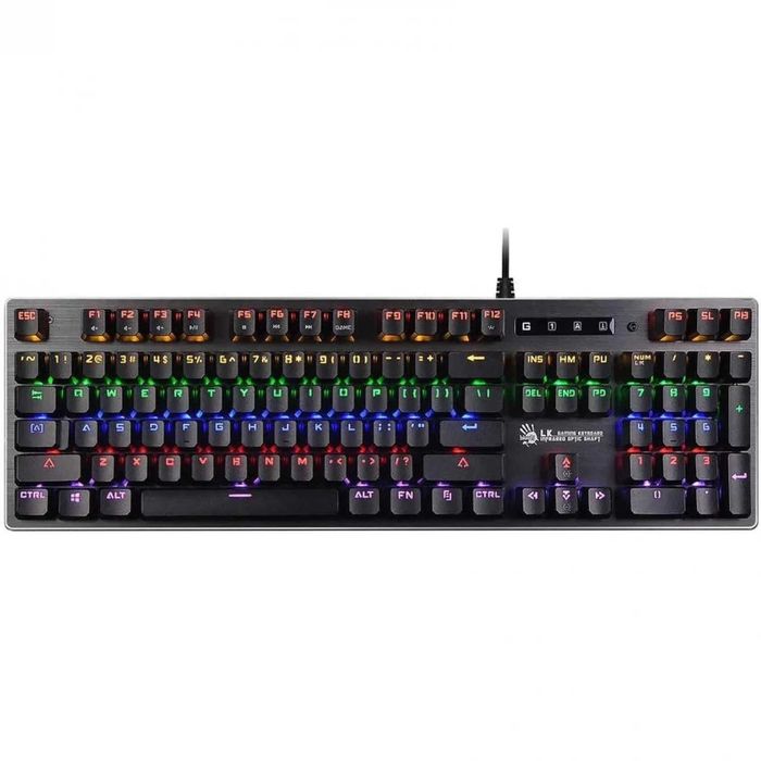 Проводная игровая клавиатура Bloody B760 GREEN SWITCH (GREY) 1.4