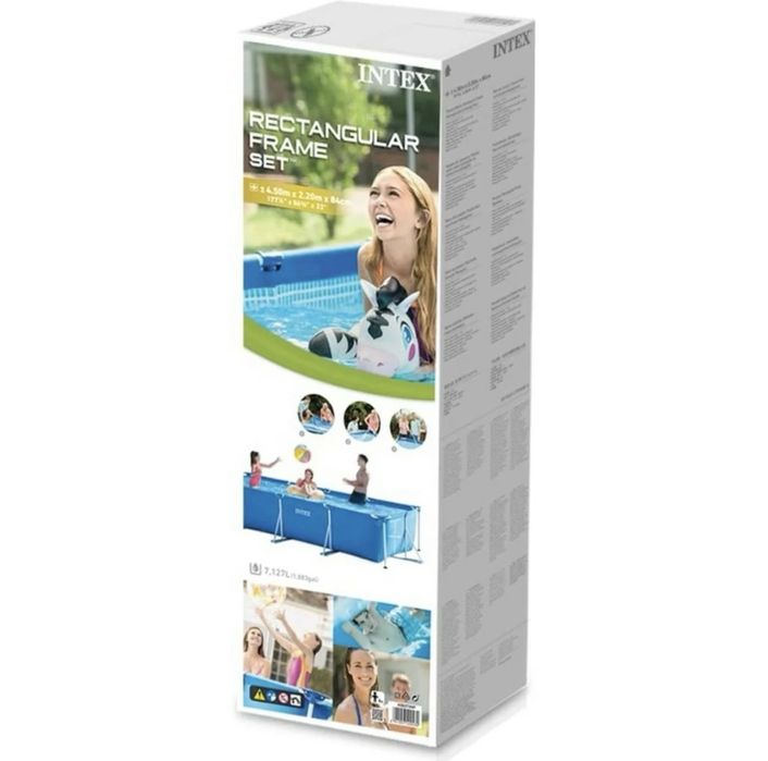 Бассейн Intex 220х150х60см 260х160х70см 300x200x75см есть доставка!!!
