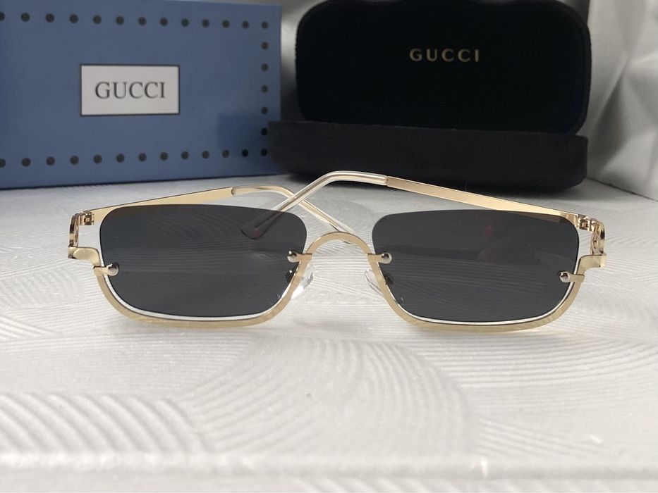 Дамски слънчеви очила правоъгълни 2 цвята черни кафяви