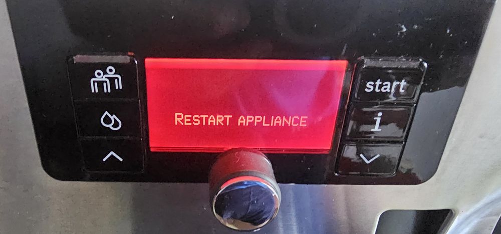 Bosch veroselection 700 defect!