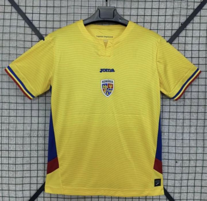 Tricou fotbal de joc JOMA Echipa nationala de Fotbal a Romaniei 2025, galben