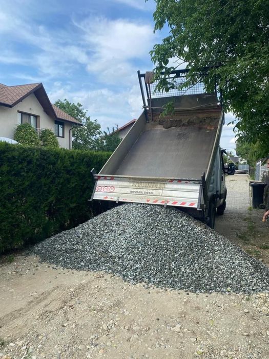Transport agregate balastiera Nisip Piatra de drum