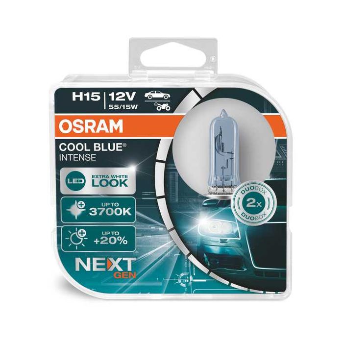 Автомобилни крушки Osram COOL BLUE INTENSE +100%  H1/H4/H7/H8/H11...