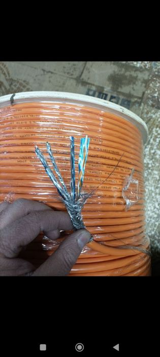 Сивйаз кабель —SFTP  CAT5e falgali sifatli va ishonchli internet kabel