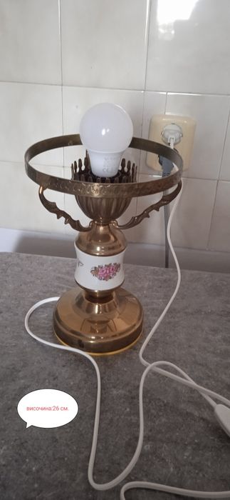 Винтидж месингова лампа
