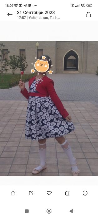 Платье на 8-10 лет