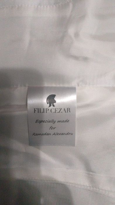 Set Lux Filip Cezar Sacou Brodat + Vestă – Stare Impecabilă (Bespoke)