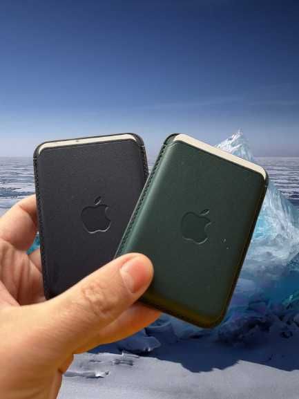 Apple Leather Wallet cu animatie Apple