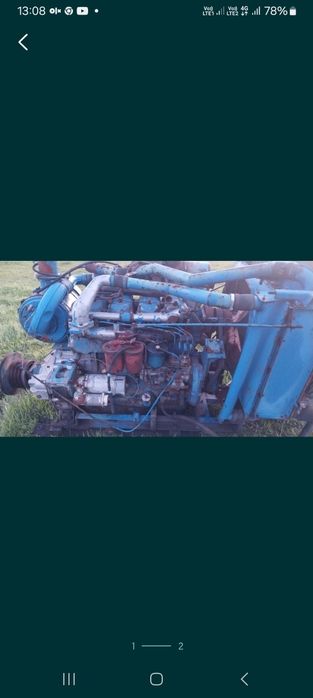 Мотор от комбайна д442