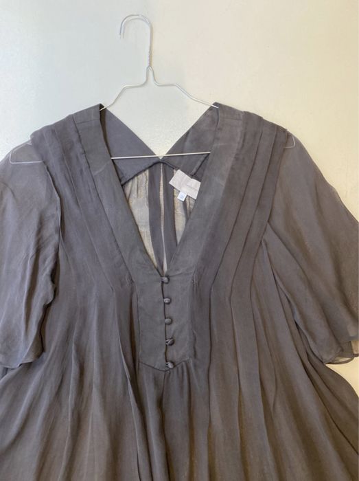 Копринена черна нощница Vanessa Bruno