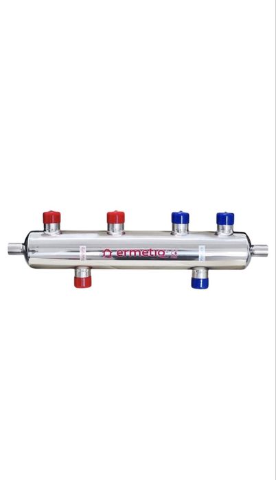 Butelie egalizare 70 KW, separator hidraulic din inox 2 circiute 1" cu izolatie
