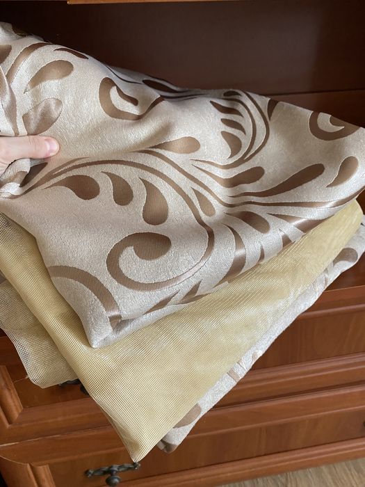 шторы с тюлем для спальни