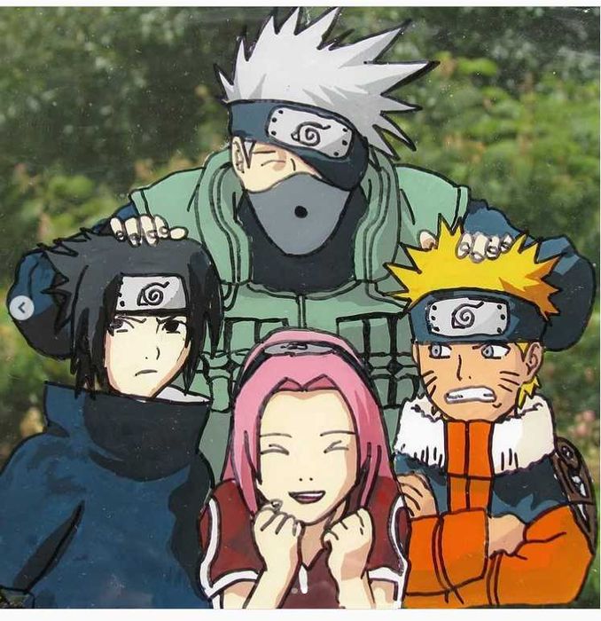 /Anime Glass Painting - Аниме картини на стъкло/