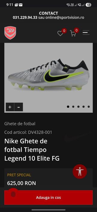 Adidas Nike Mercurial Tiempo Legend 10 ghete fotbal crampoane 38