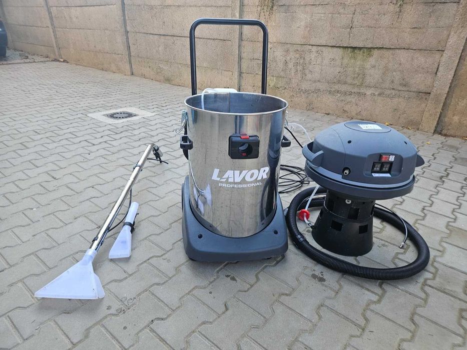 Aspirator profesional (Lavor Solaris IF) cu SPALARE injectie-extractie