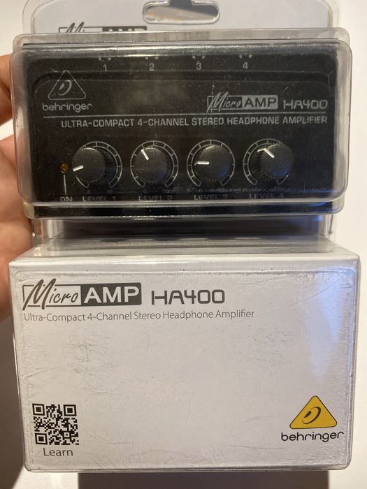 Mixer-Amplificator audio stereo ultra-compact, 4 canale Behringer