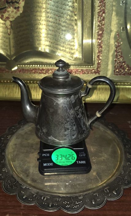 Царские Чайник и Молочник. Серебро 84 пробы. По Цене за 1 грамм