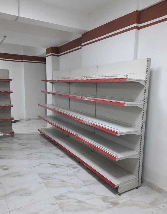 Металлические островные полки ветрины стелажи торговые для магазина